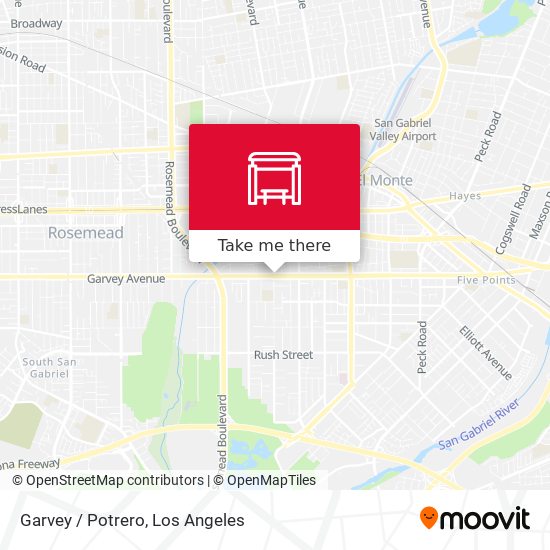 Mapa de Garvey / Potrero