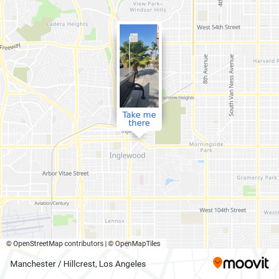 Mapa de Manchester / Hillcrest