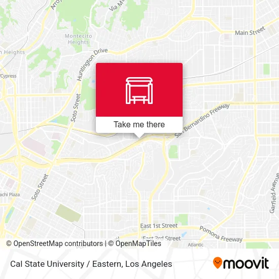 Mapa de Cal State University / Eastern