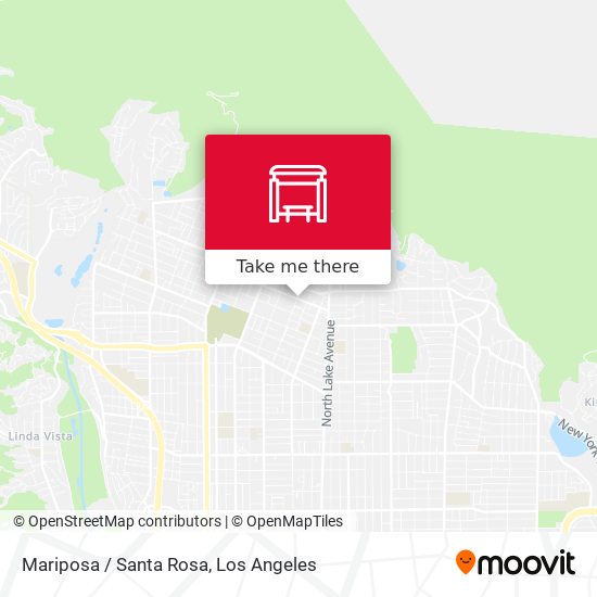 Mapa de Mariposa / Santa Rosa