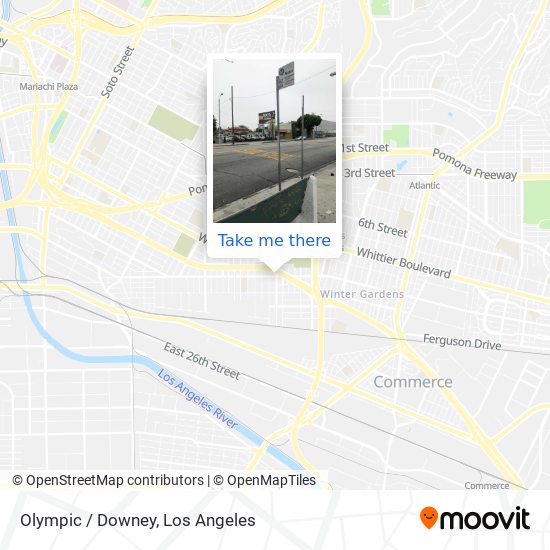 Mapa de Olympic / Downey