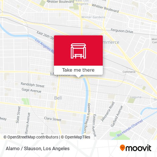 Mapa de Alamo / Slauson