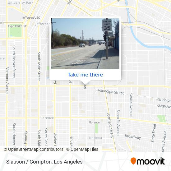 Mapa de Slauson / Compton
