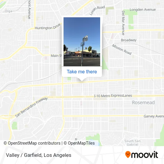 Valley / Garfield map