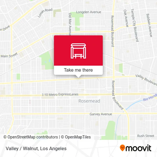 Valley / Walnut map