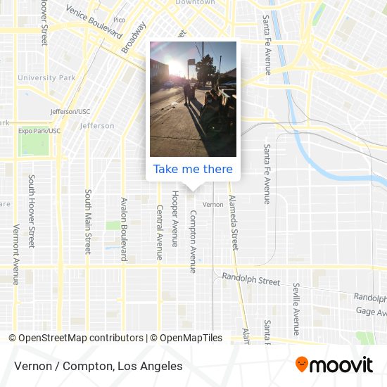 Vernon / Compton map