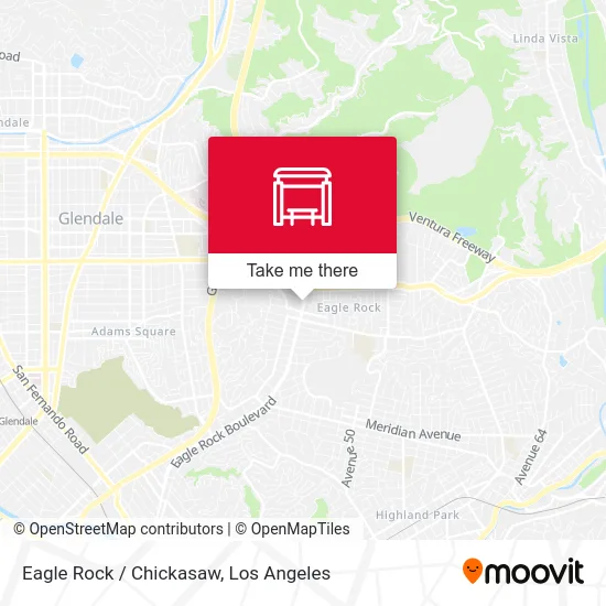 Eagle Rock / Chickasaw map