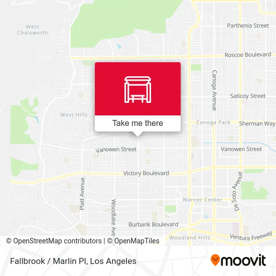 Fallbrook / Marlin Pl map