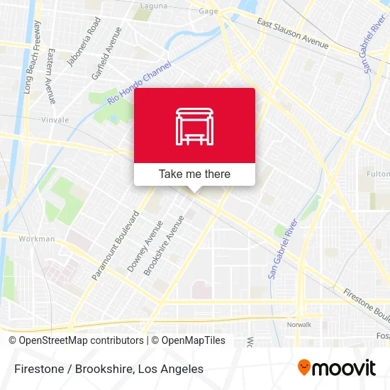 Firestone / Brookshire map