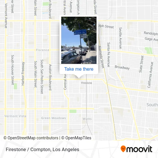 Firestone / Compton map