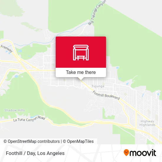 Foothill / Day map