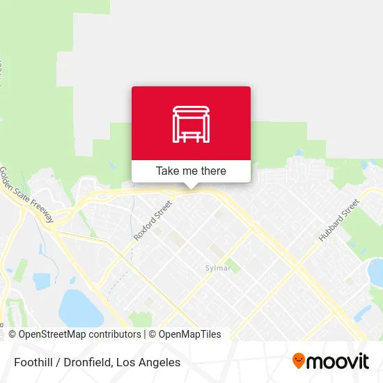 Foothill / Dronfield map