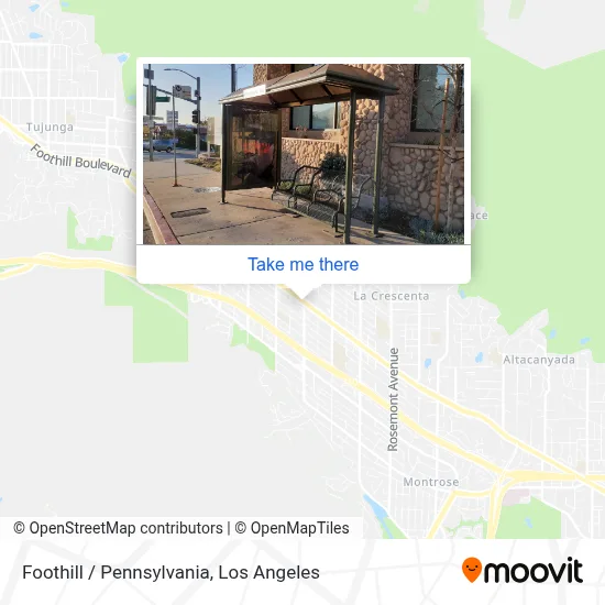 Foothill / Pennsylvania map