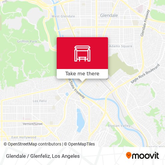 Glendale / Glenfeliz map