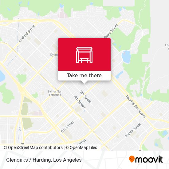 Mapa de Glenoaks / Harding