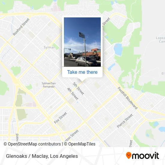 Mapa de Glenoaks / Maclay