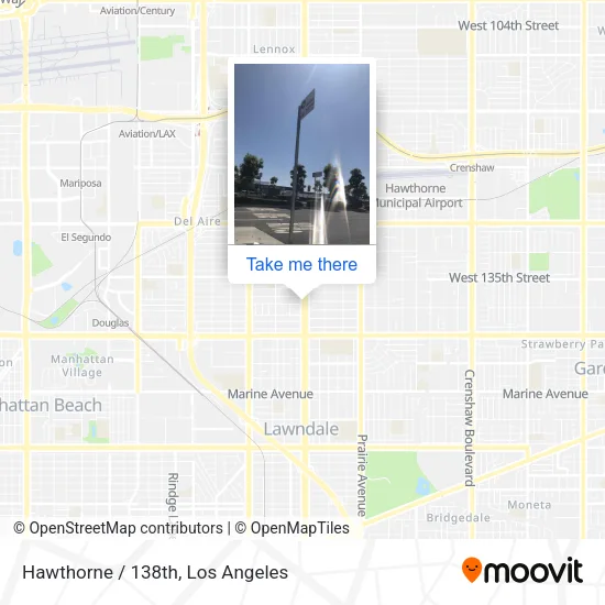 Hawthorne / 138th map