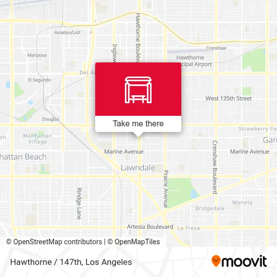 Hawthorne / 147th map