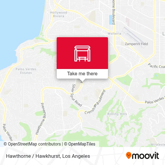 Hawthorne / Hawkhurst map
