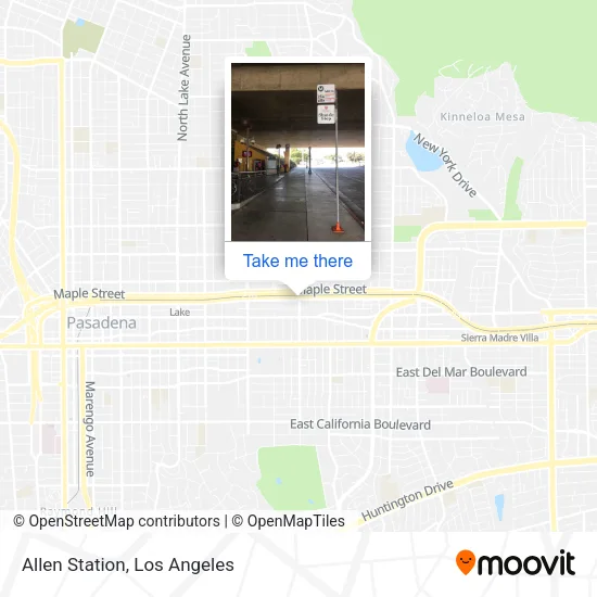 Mapa de Allen Station