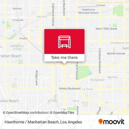 Hawthorne / Manhattan Beach map