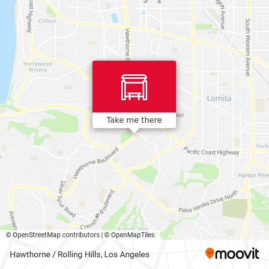 Hawthorne / Rolling Hills map