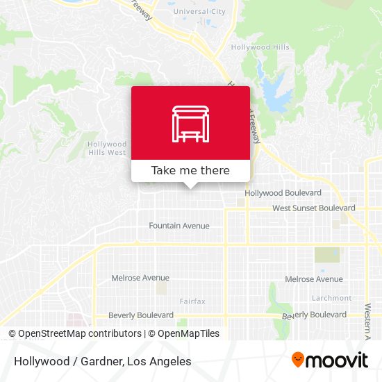 Hollywood / Gardner map