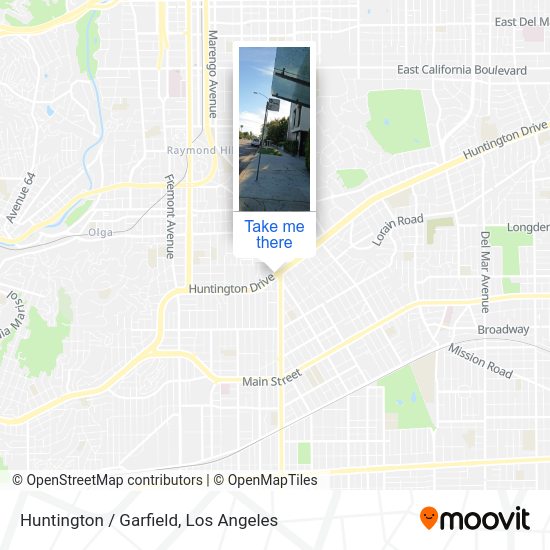 Mapa de Huntington / Garfield