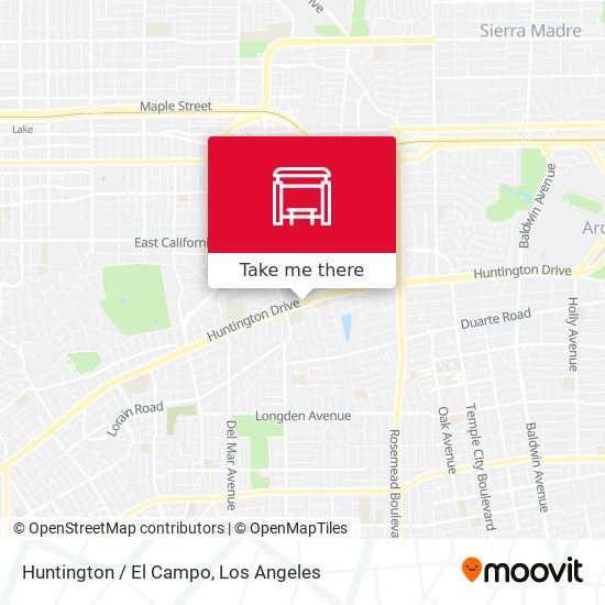 Mapa de Huntington / El Campo
