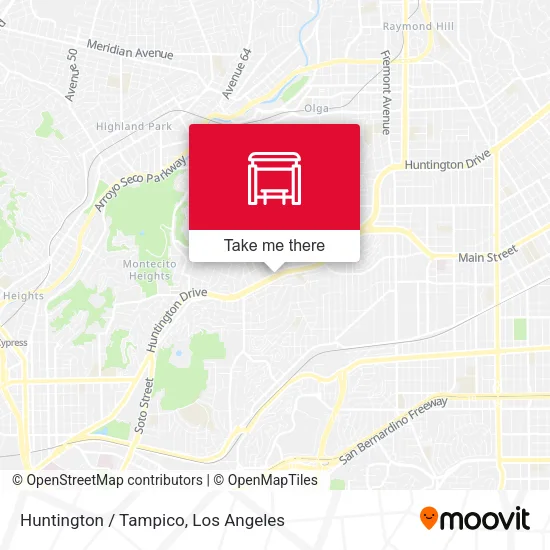 Huntington / Tampico map