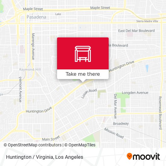 Huntington / Virginia map