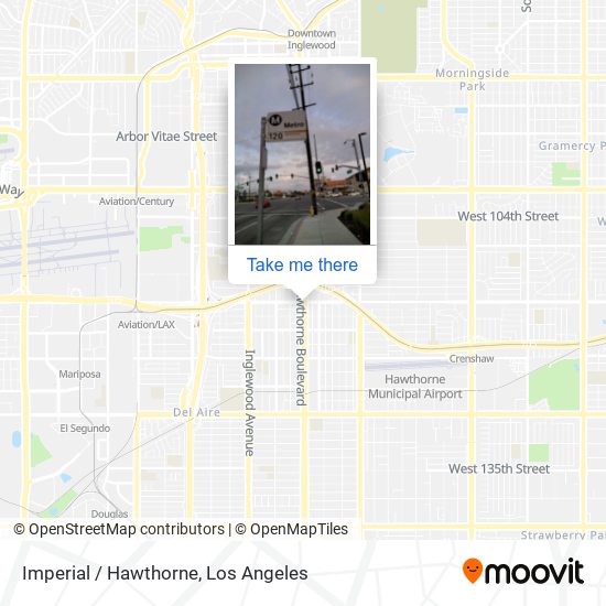 Mapa de Imperial / Hawthorne
