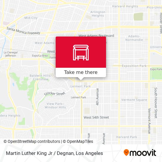 Martin Luther King Jr / Degnan map