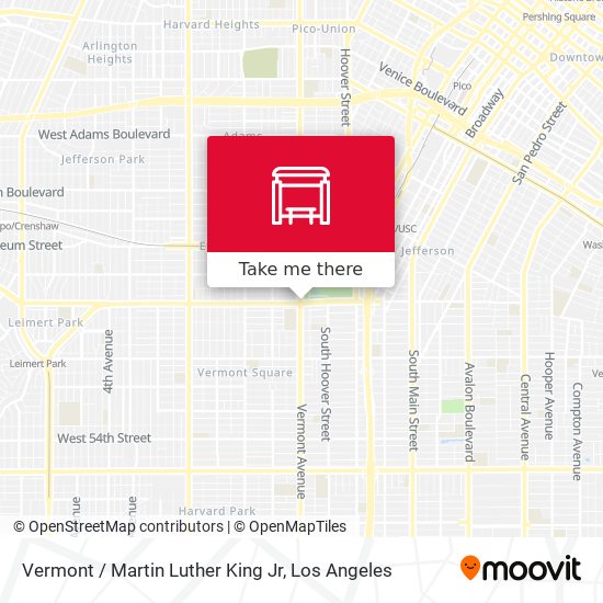 Mapa de Vermont / Martin Luther King Jr