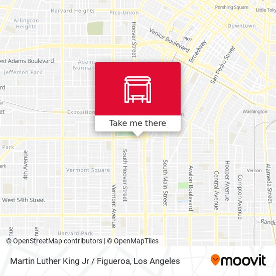 Mapa de Martin Luther King Jr / Figueroa