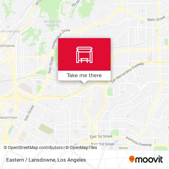 Mapa de Eastern / Lansdowne