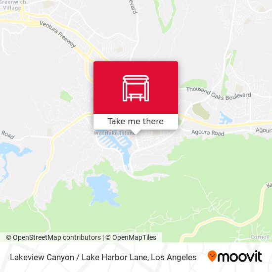 Mapa de Lakeview Canyon / Lake Harbor Lane