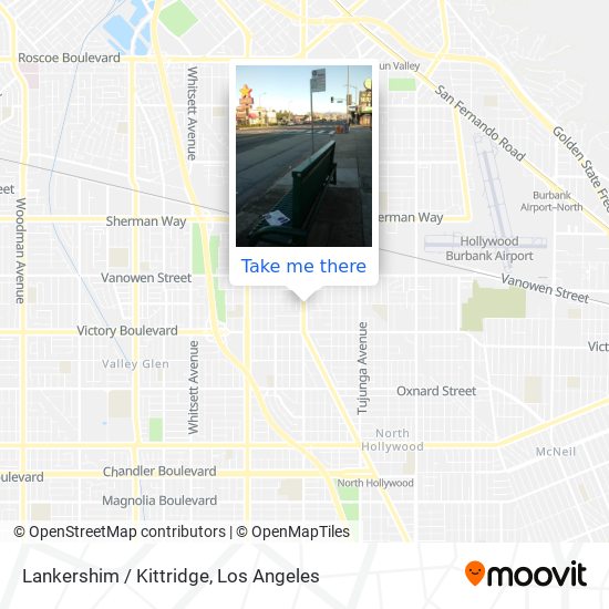 Mapa de Lankershim / Kittridge