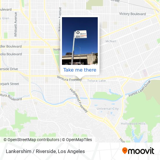 Mapa de Lankershim / Riverside