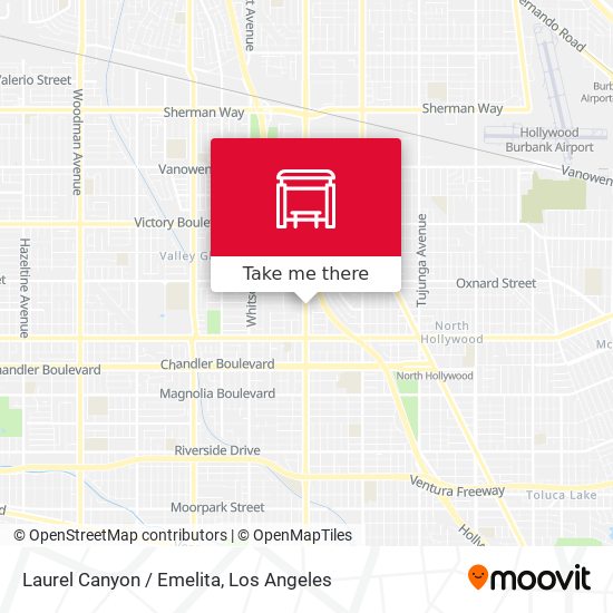 Laurel Canyon / Emelita map