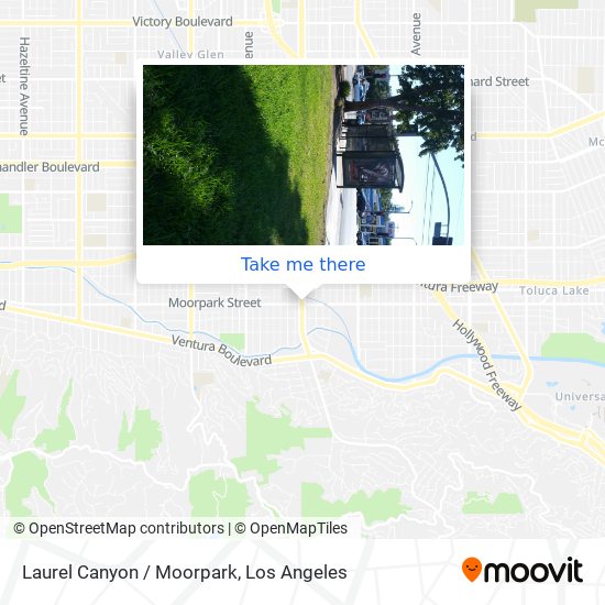 Laurel Canyon / Moorpark map