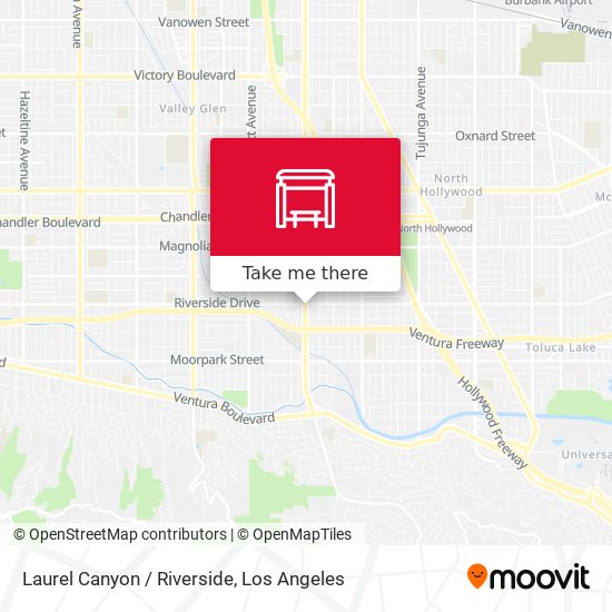 Laurel Canyon / Riverside map