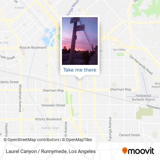 Mapa de Laurel Canyon / Runnymede