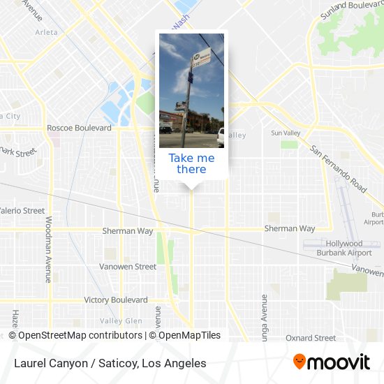 Mapa de Laurel Canyon / Saticoy