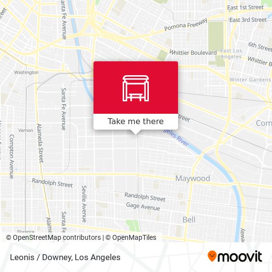 Leonis / Downey map