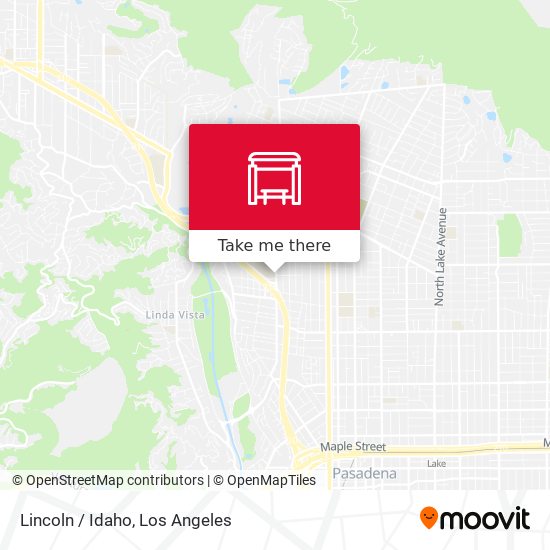 Mapa de Lincoln / Idaho