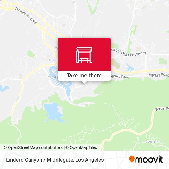 Mapa de Lindero Canyon / Middlegate