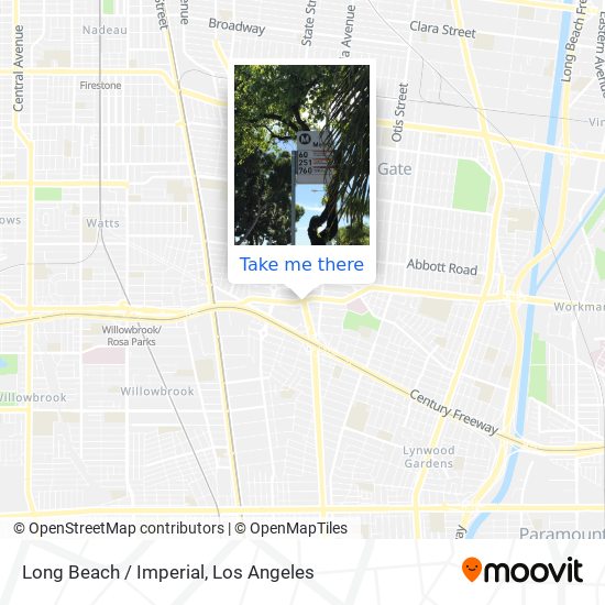 Mapa de Long Beach / Imperial