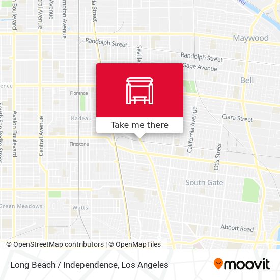 Mapa de Long Beach / Independence