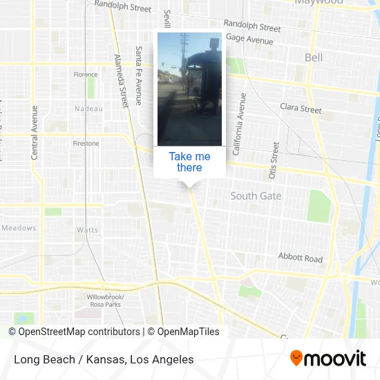 Long Beach / Kansas map